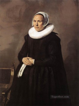  Dutch Oil Painting - Feyntje Van Steenkiste portrait Dutch Golden Age Frans Hals